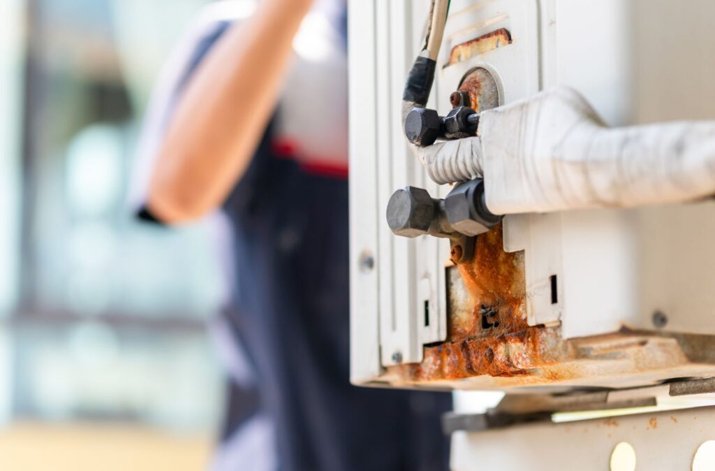 How To Address Water Leaking From Your AC Unit 2 AC leak