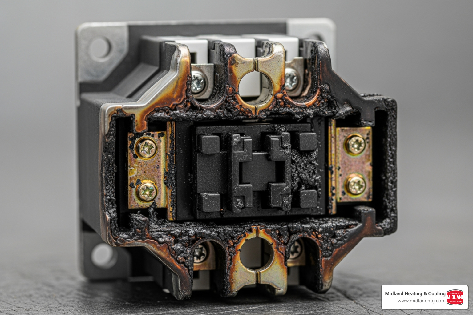 ac contactor burned out symptoms