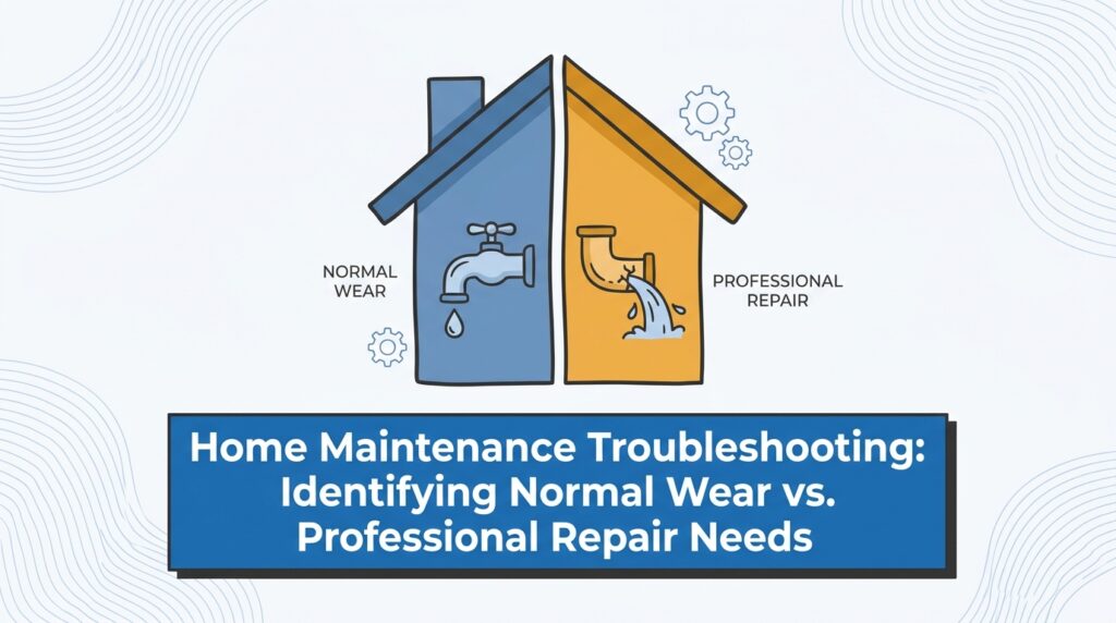 Home Maintenance Troubleshooting: Identifying Normal Wear vs. Professional Repair Needs 8 Home Maintenance Troubleshooting: Identifying Normal Wear vs. Professional Repair Needs