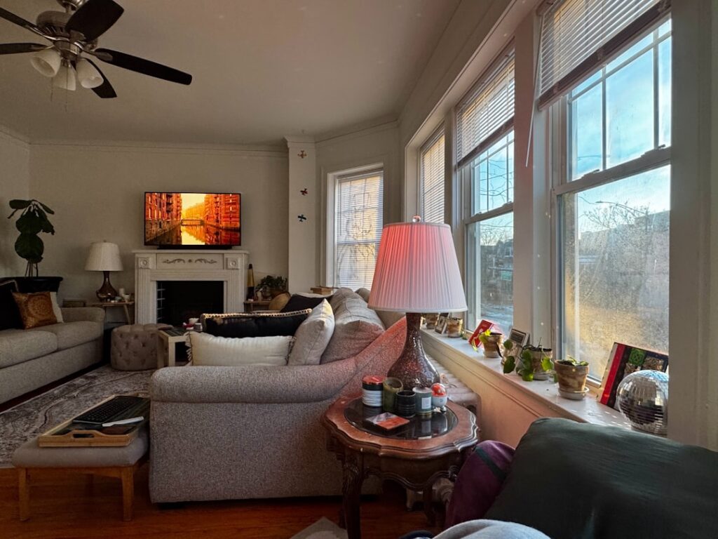 Troubleshooting Your Mini Split When the Temperature Drops 2 mini split indoor unit in cozy living room during winter