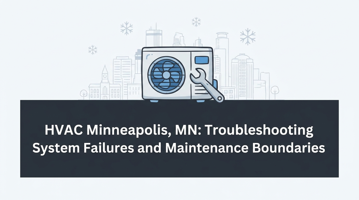 HVAC Minneapolis, MN: Troubleshooting System Failures and Maintenance Boundaries — featured image