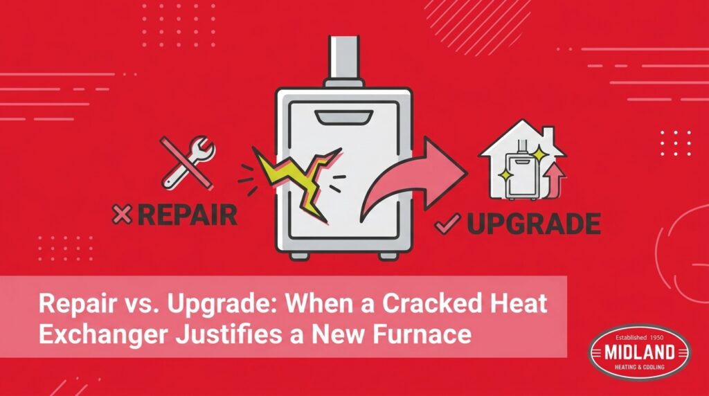 Repair vs. Upgrade: When a Cracked Heat Exchanger Justifies a New Furnace 2 Repair vs. Upgrade: When a Cracked Heat Exchanger Justifies a New Furnace — featured image